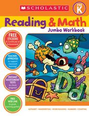 Front cover of Scholastic Pre-K Reading & Math Jumbo Workbook by Hindie Weissman