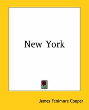 Cover of New York by James Fenimore Cooper