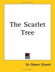 Cover of The scarlet tree by Osbert Sitwell