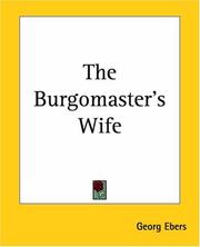 Front cover of The Burgomaster's Wife by Georg Ebers