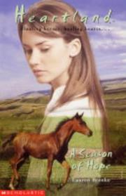 Front cover of A Season of Hope (Heartland) by Lauren Brooke