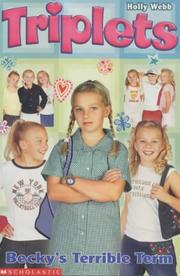 Cover of Becky's Terrible Term (Triplets) by Holly Webb