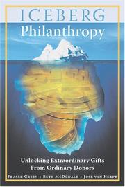 Front cover of Iceberg Philanthropy by Fraser Green and Beth McDonald