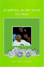 Front cover of Josephine, In Her Words by Tuchy Palmieri
