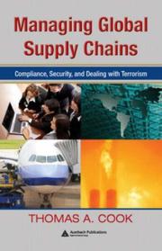 Cover of Managing Global Supply Chains by Thomas A. Cook