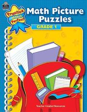 Front cover of Math Picture Puzzles Grade 1 (Practice Makes Perfect (Teacher Created Materials)) by IN-HOUSE