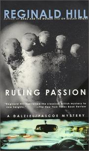 Cover of Ruling passion by Reginald Hill