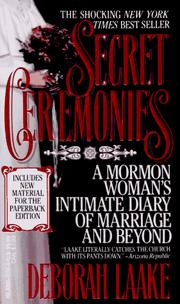 Cover of Secret Ceremonies by Deborah Laake