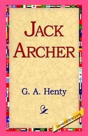 Cover of Jack Archer by G. A. Henty
