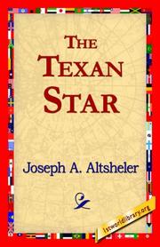 Front cover of The Texan Star by Joseph A. Altsheler