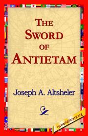 Front cover of The Sword of Antietam by Joseph A. Altsheler
