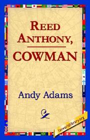 Cover of Reed Anthony, Cowman by Andy Adams