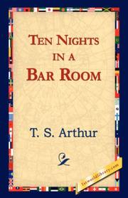 Front cover of Ten Nights in a Bar Room by Arthur, T. S.
