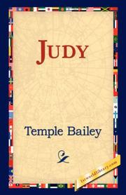 Cover of Judy by Temple Bailey