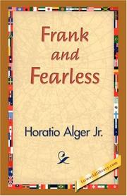 Cover of Frank and Fearless by Horatio Alger, Jr.