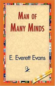 Cover of Man of Many Minds by E. Everett Evans