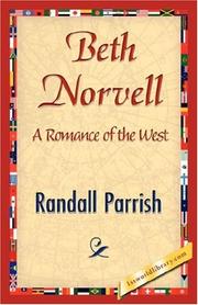 Cover of Beth Norvell by Randall Parrish