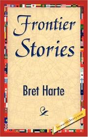 Cover of Frontier Stories by Bret Harte