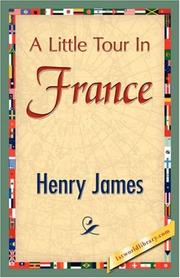 Front cover of A little tour in France by Henry James