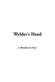 Front cover of Wylder's hand by Sheridan Le Fanu