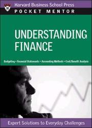 Front cover of Understanding Finance by Harvard Business School