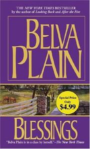 Cover of Blessings by Belva Plain