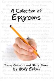 Cover of A Collection of Epigrams by Wally Eidahl