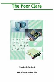 Front cover of Poor Clare, The by Elizabeth Cleghorn Gaskell