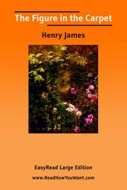 Front cover of The Figure in the Carpet by Henry James