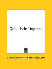 Cover of Qabalistic Dogmas by Arthur Edward Waite