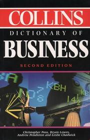 Cover of Collins Dictionary of Business by Leslie Chadwick