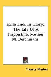 Cover of Exile Ends In Glory by Thomas Merton