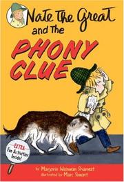 Front cover of Nate the Great and the Phony Clue (Nate the Great) by Marjorie Weinman Sharmat