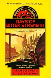 Front cover of Days of bitter strength by David Wingrove