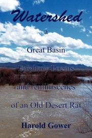 Cover of WATERSHED by Harold Gower