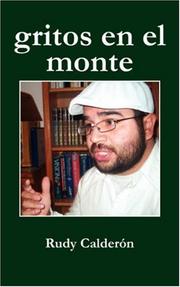 Front cover of gritos en el monte by Rudy Calderón