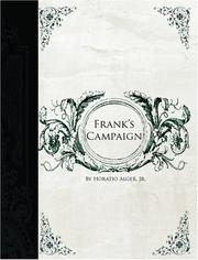 Front cover of Frank's Campaign by Horatio Alger, Jr.