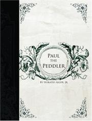 Cover of Paul the Peddler by Horatio Alger, Jr.