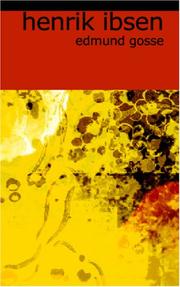 Front cover of Henrik Ibsen by Edmund Gosse