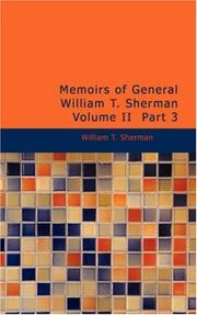 Cover of Memoirs of Gen. William T. Sherman by William T. Sherman