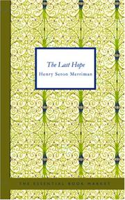 Cover of The Last Hope by Hugh Stowell Scott