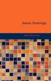 Cover of Santo Domingo by Otto Schoenrich
