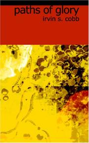 Front cover of Paths of Glory by Irvin S. Cobb