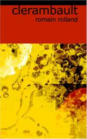 Cover of Clerambault by Romain Rolland