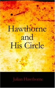 Front cover of Hawthorne and His Circle by Julian Hawthorne