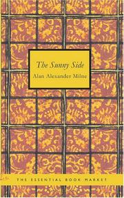 Cover of The Sunny Side by A. A. Milne