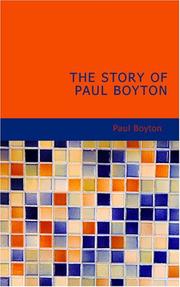 Front cover of The Story of Paul Boyton by Paul Boyton