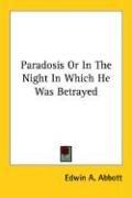 Cover of Paradosis by Edwin Abbott Abbott