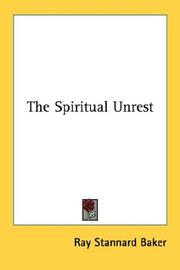 Front cover of The spiritual unrest by David Grayson
