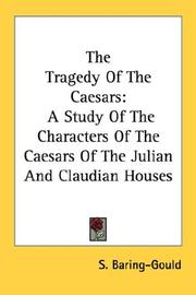 Front cover of The tragedy of the Caesars by Sabine Baring-Gould